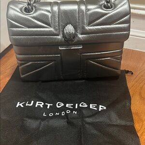 Kurt Geiger Silver Satchel Bag